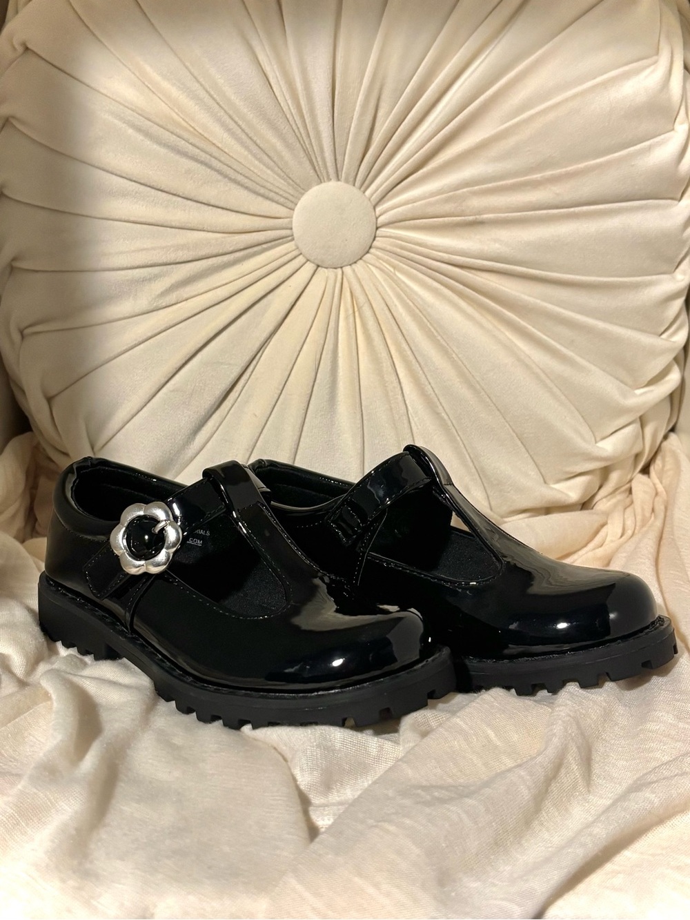 Sincerely Jules Girl Black Patent Mary Jane Shoes — Size 10 — NWOT - Picture 5 of 11
